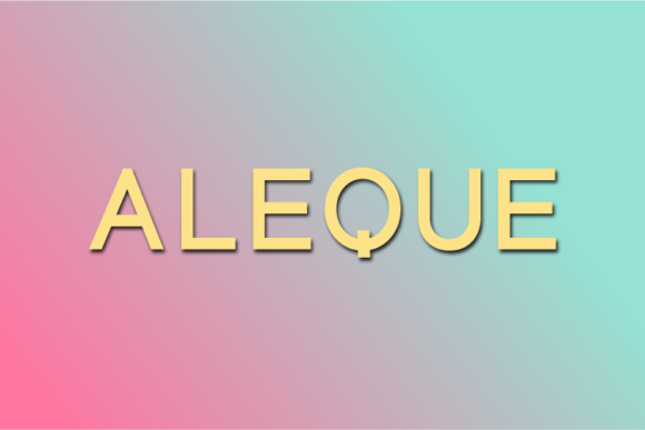 Aleque Font - Featured Image