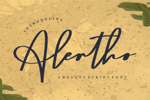 Alertho Font - Featured Image