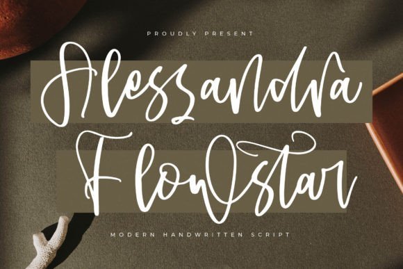 Alessandra Flowstar Font - Featured Image