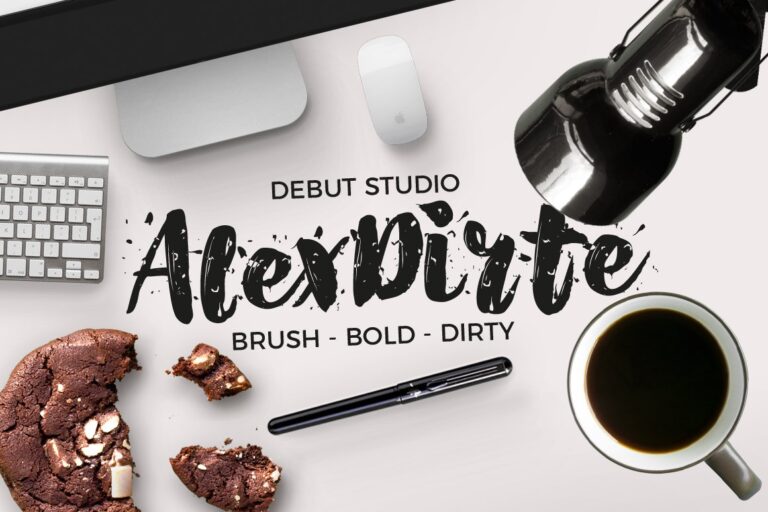 AlexDirte Font - Featured Image