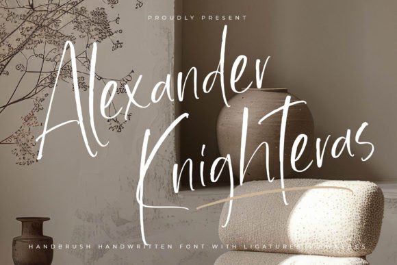 Alexander Knighteras Font - Featured Image