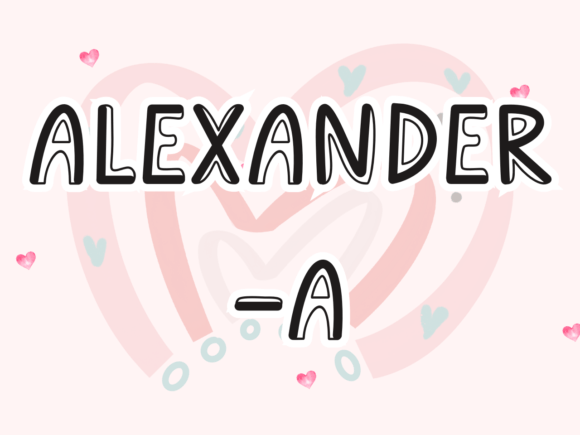 Alexander a Font - Featured Image