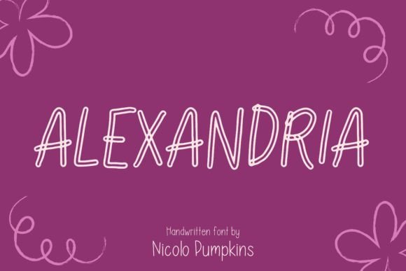 Alexandria Font - Featured Image