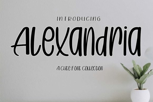 Alexandria Font - Featured Image