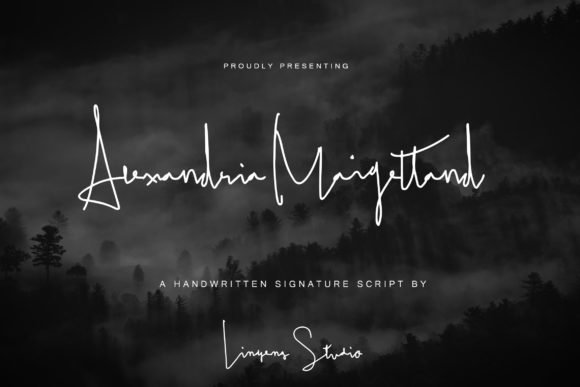 Alexandria Maigettand Font - Featured Image