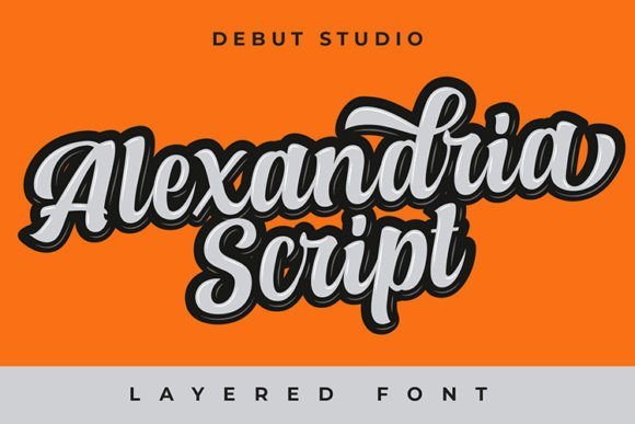 Alexandria Script Font - Featured Image