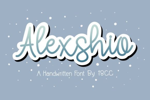 Alexshio Font - Featured Image