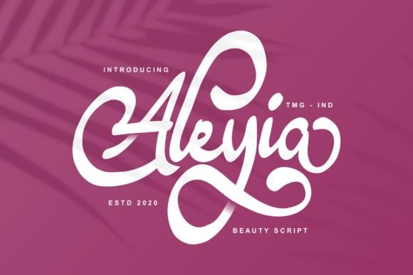 Aleyia Script Font - Featured Image