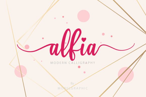 Alfia Font - Featured Image