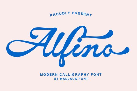 Alfino Script Font - Featured Image
