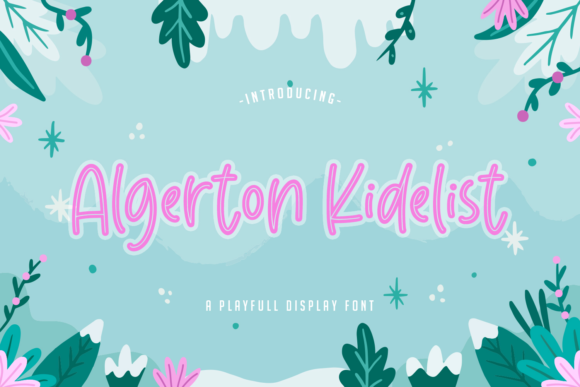 Algerton Kidelist Font - Featured Image