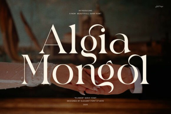 Algia Mongol Font - Featured Image