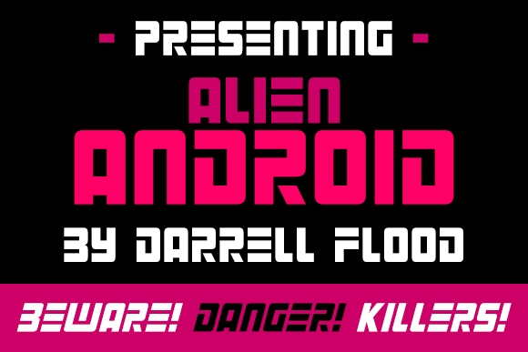 Alien Android Font - Featured Image