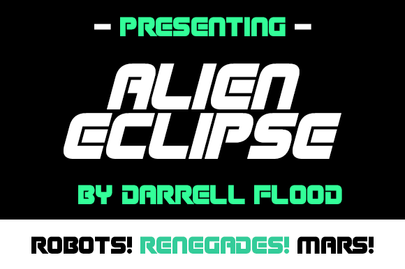 Alien Eclipse Font - Featured Image