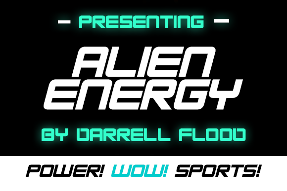 Alien Energy Font - Featured Image