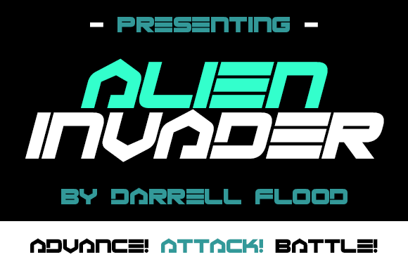 Alien Invader Font - Featured Image