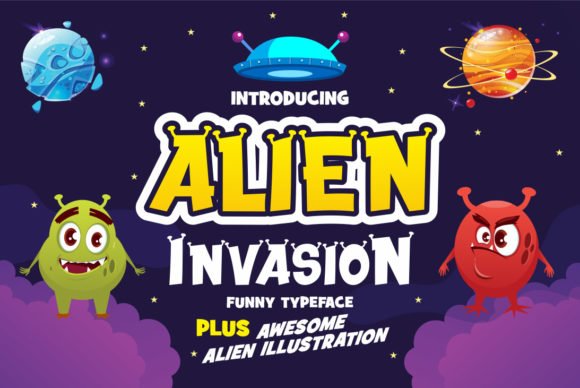 Alien Invasion Font - Featured Image