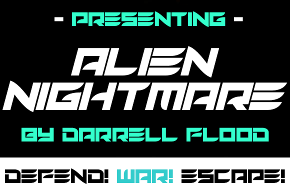 Alien Nightmare Font - Featured Image