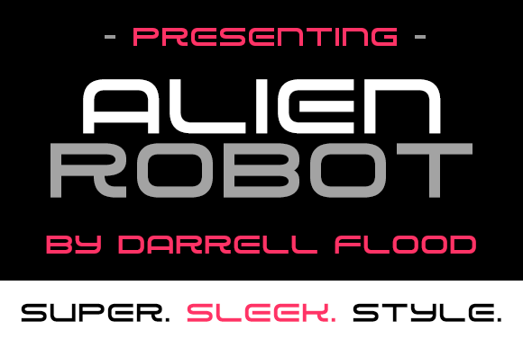 Alien Robot Font - Featured Image