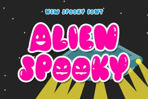 Alien Spooky Font - Featured Image