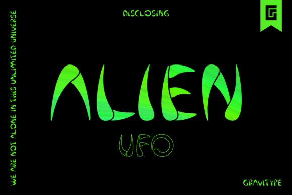 Alien Ufo Font - Featured Image
