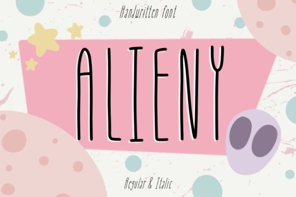 Alieny Font - Featured Image