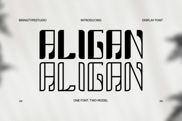 Aligan Font - Featured Image