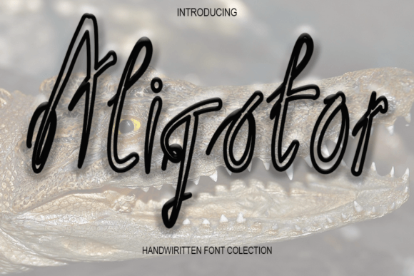 Aligator Font - Featured Image