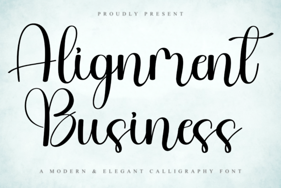 Alignment Business Font - Featured Image