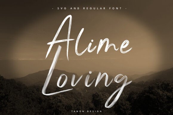 Alime Loving Font - Featured Image