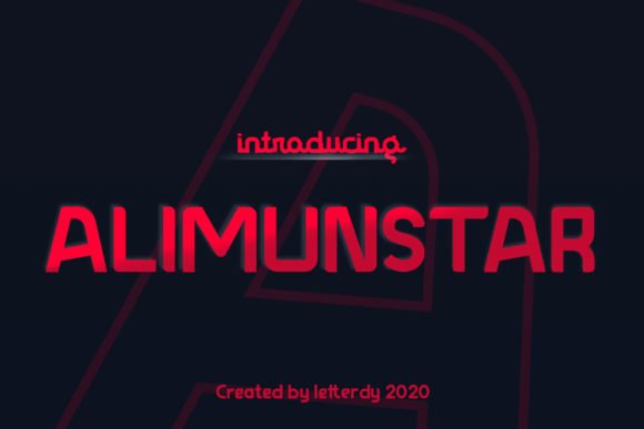 Alimunstar Font - Featured Image