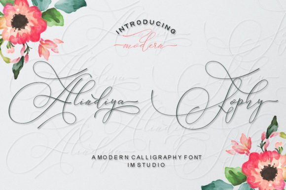 Alindiya Sophy Font - Featured Image