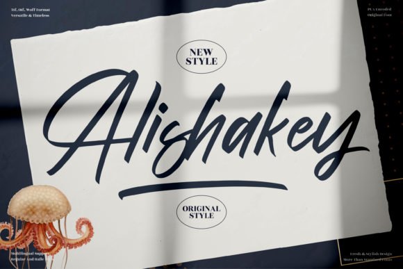 Alishakey Font - Featured Image