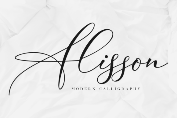 Alisson Script Font - Featured Image