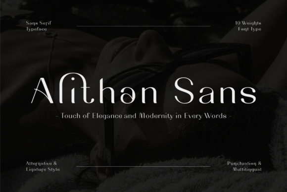 Alithan Sans Font - Featured Image