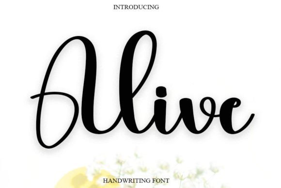 Alive Font - Featured Image