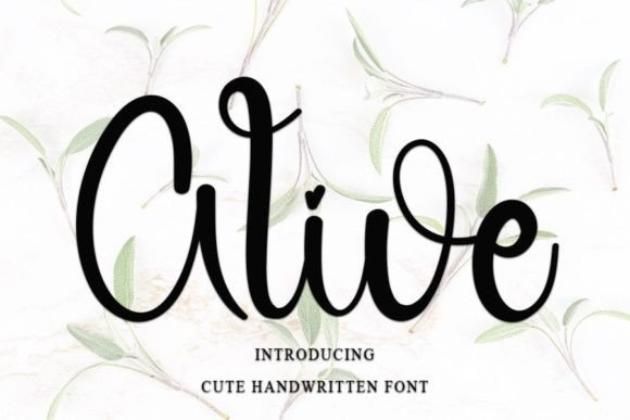 Alive Font - Featured Image