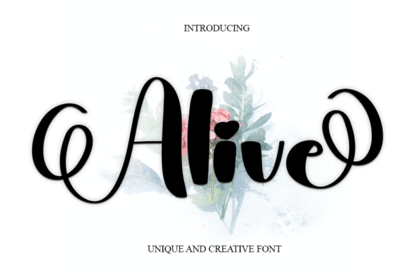 Alive Font - Featured Image