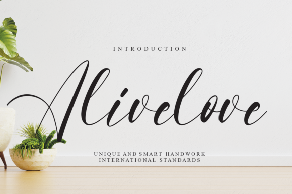 Alivelove Font - Featured Image