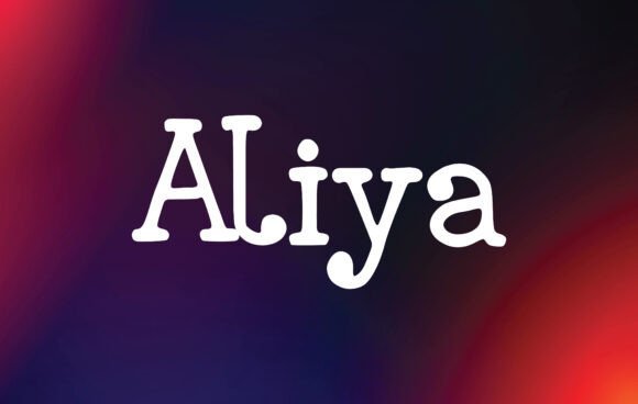 Aliya Font - Featured Image