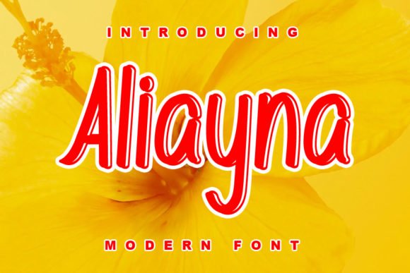 Aliyana Font - Featured Image