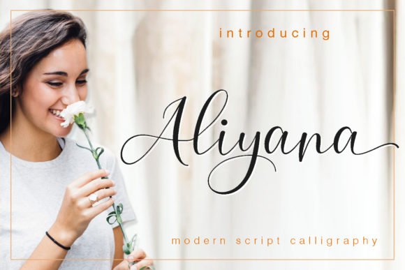 Aliyana Script Font - Featured Image