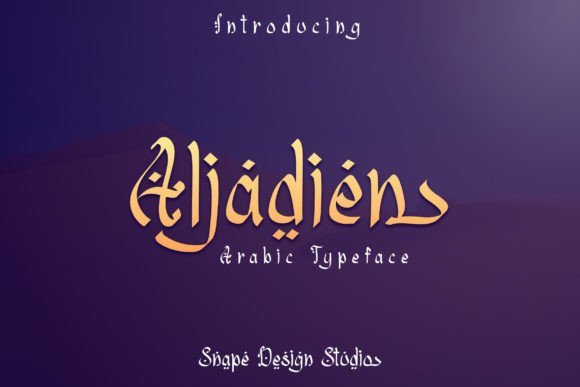 Aljadien Font - Featured Image