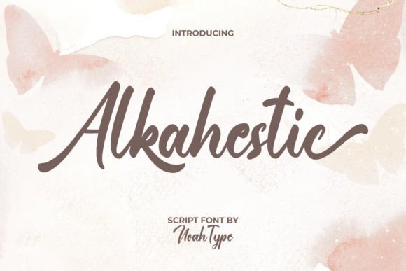 Alkahestic Font - Featured Image