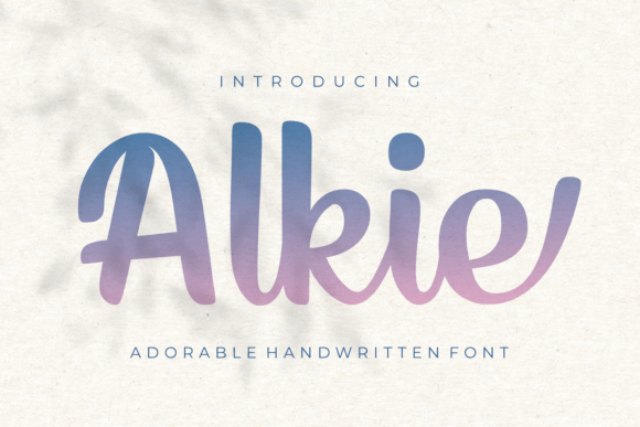 Alkie Font - Featured Image