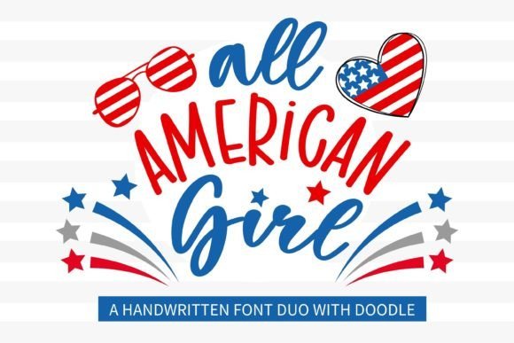 All American Girl Font - Featured Image
