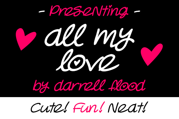 All My Love Font - Featured Image