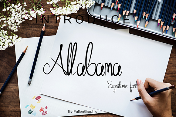 Allabama Font - Featured Image