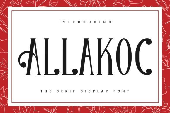 Allakoc Font - Featured Image