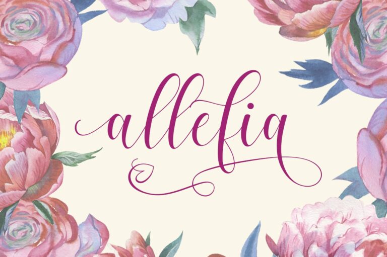 Allefia Font - Featured Image